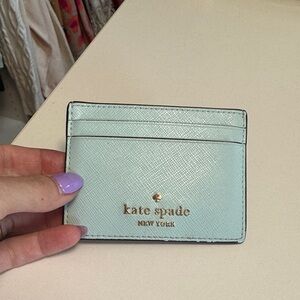 Kate Spade Light Blue Card Holder